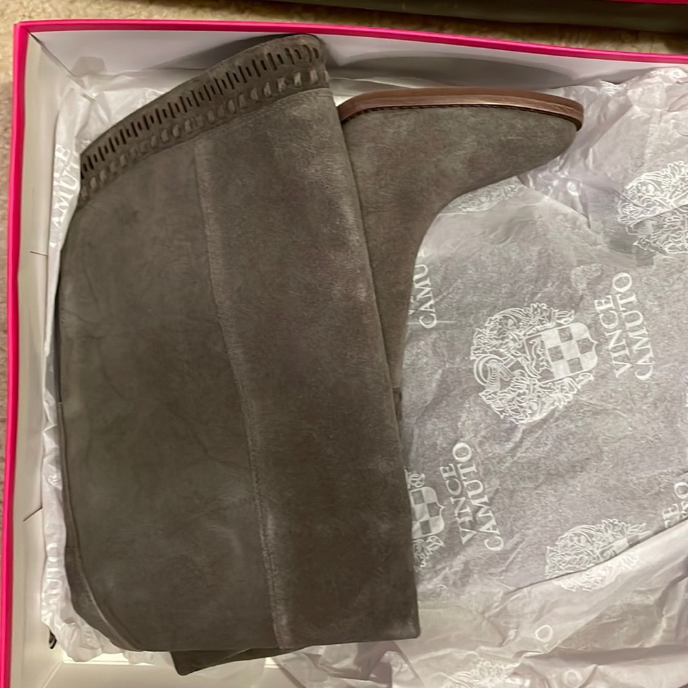 New in the box never worn greystone thigh high boots